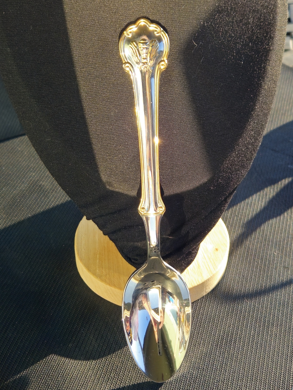 Wallace Bee Pattern Stainless With Gold Trim